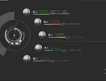 刚开始接触Rainmeter,昨晚的成果...感谢群内各位的指点!