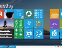 晒下桌面，Omnimo修改版Metro