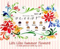 life like summer flowers