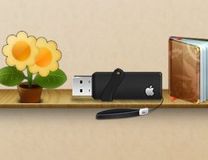 木质快捷（挂USB）