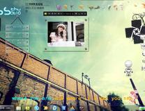 Rainmeter2.0+RocketDock新手作品