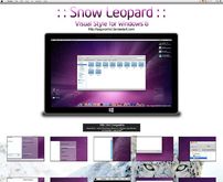 Snow Leopard Beta for Win 8  O(∩_∩)O