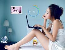 简洁-+清纯美女+壁纸