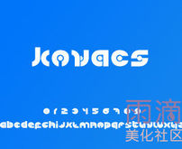 Kovacs时尚化的字体  O(∩_∩)O