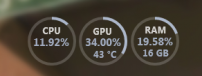 显卡温度+CPU&RAM监测