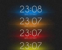 补发！五彩时钟~~~